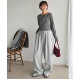 大人の余白をまとうワイドスウェット。ヘビーウェイトスウェットワイドパンツ | Classical Elf  | 詳細画像11 