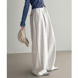 大人の余白をまとうワイドスウェット。ヘビーウェイトスウェットワイドパンツ | Classical Elf  | 詳細画像16 