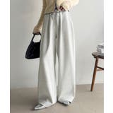 オートミール | 大人の余白をまとうワイドスウェット。ヘビーウェイトスウェットワイドパンツ | Classical Elf 