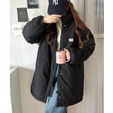 大人スポーティ。シャカシャカ素材スタンドネックミリタリーコート | Classical Elf | 詳細画像3