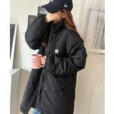 大人スポーティ。シャカシャカ素材スタンドネックミリタリーコート | Classical Elf | 詳細画像4