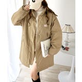 大人スポーティ。シャカシャカ素材スタンドネックミリタリーコート | Classical Elf | 詳細画像5