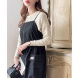 《JaVaジャバ コラボ》１枚で主役級。ミリタリージャンパースカート | Classical Elf  | 詳細画像6 