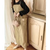 《JaVaジャバ コラボ》１枚で主役級。ミリタリージャンパースカート | Classical Elf  | 詳細画像13 