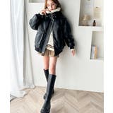 ヴィンテージライクな主役級アイテム。襟ボアレザージャケット | Classical Elf | 詳細画像3