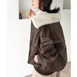 ヴィンテージライクな主役級アイテム。襟ボアレザージャケット | Classical Elf | 詳細画像10