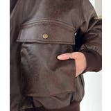 ヴィンテージライクな主役級アイテム。襟ボアレザージャケット | Classical Elf | 詳細画像16