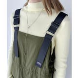 一気にトレンドライクな印象をプラス。肩ベルトナイロンワンピース | Classical Elf  | 詳細画像16 