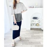 1枚でレイヤードが完成。チュールレイヤードバックプリントTシャツ | Classical Elf  | 詳細画像5 