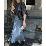 1枚でレイヤードが完成。チュールレイヤードバックプリントTシャツ | Classical Elf  | 詳細画像11 