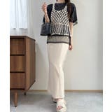 1枚でレイヤードが完成。チュールレイヤードバックプリントTシャツ | Classical Elf | 詳細画像20