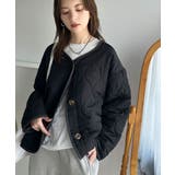 《Javaジャバコラボ》大人カジュアルの大定番。ノーカラー波キルティングコート | Classical Elf | 詳細画像12