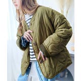 《Javaジャバコラボ》大人カジュアルの大定番。ノーカラー波キルティングコート | Classical Elf | 詳細画像21