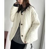 《Javaジャバコラボ》大人カジュアルの大定番。ノーカラー波キルティングコート | Classical Elf | 詳細画像1