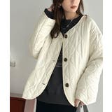 《Javaジャバコラボ》大人カジュアルの大定番。ノーカラー波キルティングコート | Classical Elf | 詳細画像5