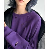今シーズン大注目！バックJavaネーム付きダメージワッフルロンT | Classical Elf  | 詳細画像18 