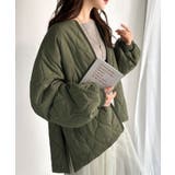 軽やかでこなれ感漂う万能アウター♪サイドファスナーキルティングジャケット | Classical Elf | 詳細画像17