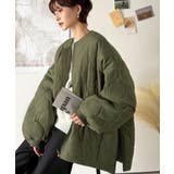 カーキ | 軽やかでこなれ感漂う万能アウター♪サイドファスナーキルティングジャケット | Classical Elf