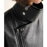 甘さ控えめ、無敵の女っぽさ。フェイクレザーダブルライダースジャケット | Classical Elf | 詳細画像22