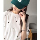 オフホワイト×ブラック | 《JaVaジャバコラボ》春夏のカジュアルに、大人の“可愛い”をプラス。ミニハート… | Classical Elf 