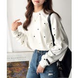 “可愛い”がさりげなく溶け込む。袖ネーム付きミニハート総刺繍Tシャツ | Classical Elf | 詳細画像11