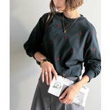 “可愛い”がさりげなく溶け込む。袖ネーム付きミニハート総刺繍Tシャツ | Classical Elf | 詳細画像23