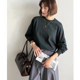 “可愛い”がさりげなく溶け込む。袖ネーム付きミニハート総刺繍Tシャツ | Classical Elf | 詳細画像25