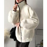 気分に合わせて変化を楽しむ。2wayフェイクレザー×ボアリバーシブルブルゾン | Classical Elf  | 詳細画像10 