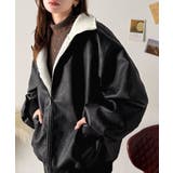 気分に合わせて変化を楽しむ。2wayフェイクレザー×ボアリバーシブルブルゾン | Classical Elf  | 詳細画像12 