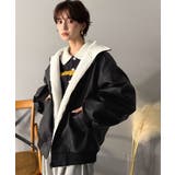 気分に合わせて変化を楽しむ。2wayフェイクレザー×ボアリバーシブルブルゾン | Classical Elf  | 詳細画像17 