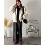 気分に合わせて変化を楽しむ。2wayフェイクレザー×ボアリバーシブルブルゾン | Classical Elf  | 詳細画像20 