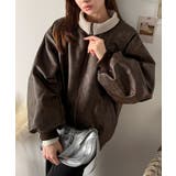 気分に合わせて変化を楽しむ。2wayフェイクレザー×ボアリバーシブルブルゾン | Classical Elf  | 詳細画像34 