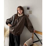 気分に合わせて変化を楽しむ。2wayフェイクレザー×ボアリバーシブルブルゾン | Classical Elf  | 詳細画像38 