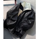 気分に合わせて変化を楽しむ。2wayフェイクレザー×ボアリバーシブルブルゾン | Classical Elf  | 詳細画像42 