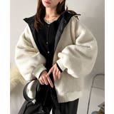 気分に合わせて変化を楽しむ。2wayフェイクレザー×ボアリバーシブルブルゾン | Classical Elf  | 詳細画像4 