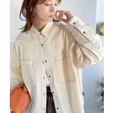 《JaVaジャバコラボ》ラフに羽織れる着回し力抜群の一枚◎綿100%ビックポケッ… | Classical Elf | 詳細画像1