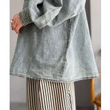 《JaVaジャバコラボ》サラッとコットン100%オーバーサイズ胸ポケットシアーデ… | Classical Elf | 詳細画像28