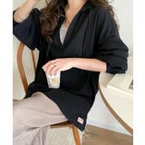 ブラック | 《JaVa ジャバコラボ》大人の抜け感。綿100%楊柳素材のカフタンシャツ | Classical Elf