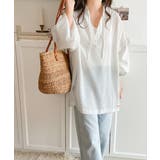 《JaVa ジャバコラボ》大人の抜け感。綿100%楊柳素材のカフタンシャツ | Classical Elf | 詳細画像10