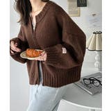 ブラウン | 《Javaジャバコラボ》着こなし自由自在。2wayダブルジップ ミックスニットブ… | Classical Elf 