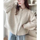 《Javaジャバコラボ》着こなし自由自在。2wayダブルジップ ミックスニットブ… | Classical Elf  | 詳細画像1 