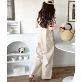 大人の魅力惹き出すデニム。綿100%フロントデザインサロペット | Classical Elf | 詳細画像4