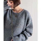 ブルー | 《JaVaジャバコラボ》秋冬の鉄板。日常にふわふわな彩りを。クルーネックミックス… | Classical Elf