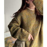 イエロー | 《JaVaジャバコラボ》秋冬の鉄板。日常にふわふわな彩りを。クルーネックミックス… | Classical Elf