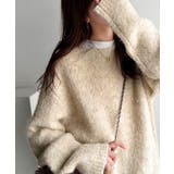 《JaVaジャバコラボ》秋冬の鉄板。日常にふわふわな彩りを。クルーネックミックス… | Classical Elf | 詳細画像1