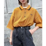 オレンジ | 《JaVaジャバ コラボ》大人のスポーティー。超軽量襟ラインニットポロ | Classical Elf 