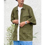 カーキ | 《JaVaジャバ 別注》多機能!TECH素材 BDUシャツ | Classical Elf Men