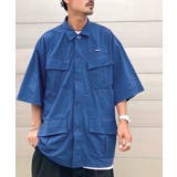 ブルー | 《JaVaジャバ 別注》多機能!TECH素材 BDUシャツ | Classical Elf Men