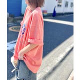 キャッチーな大人夏Tee。綿100%ピグメントロゴビッグTシャツ | Classical Elf  | 詳細画像40 