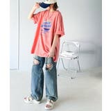 キャッチーな大人夏Tee。綿100%ピグメントロゴビッグTシャツ | Classical Elf  | 詳細画像41 
